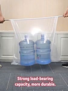 10pcs PE Large Plastic Bag PE Plastic Bag Size Transparent Multifunctional Bag With rope