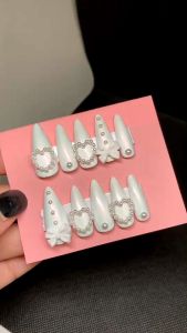 เล็บเจล ปลอมสำเร็จรูป สีเจล ราคาถูก เล็บปลอม ถูกต้อง แถมตัวเลือก ความสวย