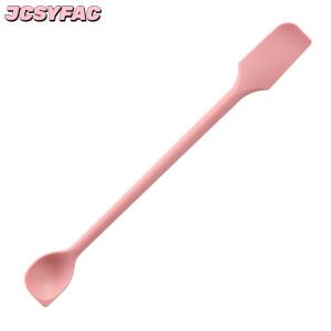 JCSYFAC 1 cái thìa Silicone chịu nhiệt dài xử lý kép kết thúc scraper với muỗng mứt spatulas tiện ích nhà bếp phụ kiện nhà bếp