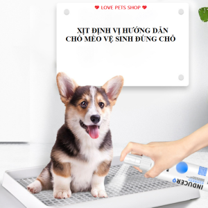 Xịt định vị hướng dẫn Chó Mèo đi vệ sinh đúng chỗ - Love pets shop