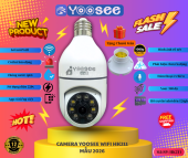 Camera WIFI YOOSEE Trong Nhà Không Dây Thiết Kế Chui Cắm Điện/Chui Bóng Đèn HD 1080p Xoay 360 Độ Hỗ Trợ Hồng Ngoại Ban Đêm Có Màu - BH 1 NĂM