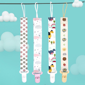 Anti-lost Dummy Pacifier Soother Chain Multifunctional Lanyard Baby Clip Holder Cartoon Strap Lanyard Teething Toys