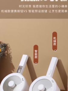 辅食锅2022爆款韩式多功能迷你电煮锅小白锅预约煎炒煮炸不粘宿舍