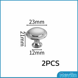 R.E. 2 pcs ทรงหัวเห็ดกลม ลูกบิดตู้ ลิ้นชัก ที่จับดึง อุปกรณ์ฮาร์ดแวร์ Cabinet handle