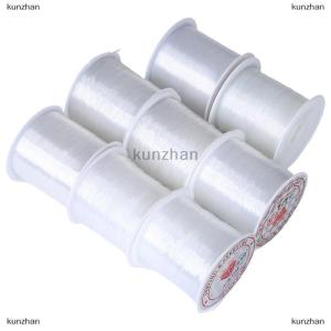 [COD] kunzhan 50m Clear Nylon Invisible Thread Fishing Wire Hanging Balloons Wire Jewelry Christmas Garland Thread Birthday Party Decoration