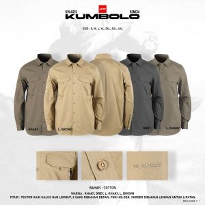 Kemeja Panjang Pria Kumbolo Arei Outdoorgear