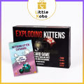 [Hộp Cứng Đen 16+] Bài Mèo Nổ Việt Hóa Exploding Kittens Boardgame 154 Lá Chất Giấy Dày Chống Nước Board Game Trò Chơi. 