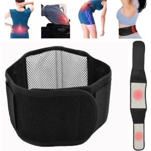 Magnetic Waist Belt Therapy Women Man Self-heating Lumbar Support Back Massager Strap