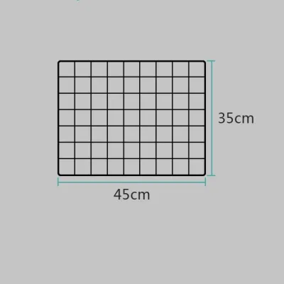 Uniquer Grid Display Rack Metal Grid Frame Jewelry Booth Rack Creative with Base Storage Rack For Grid Panel