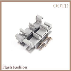 [Falsh F] PCB 25mm DIN Rail Mounting Adapter Circuit Board Bracket Holder Carrier Clips
