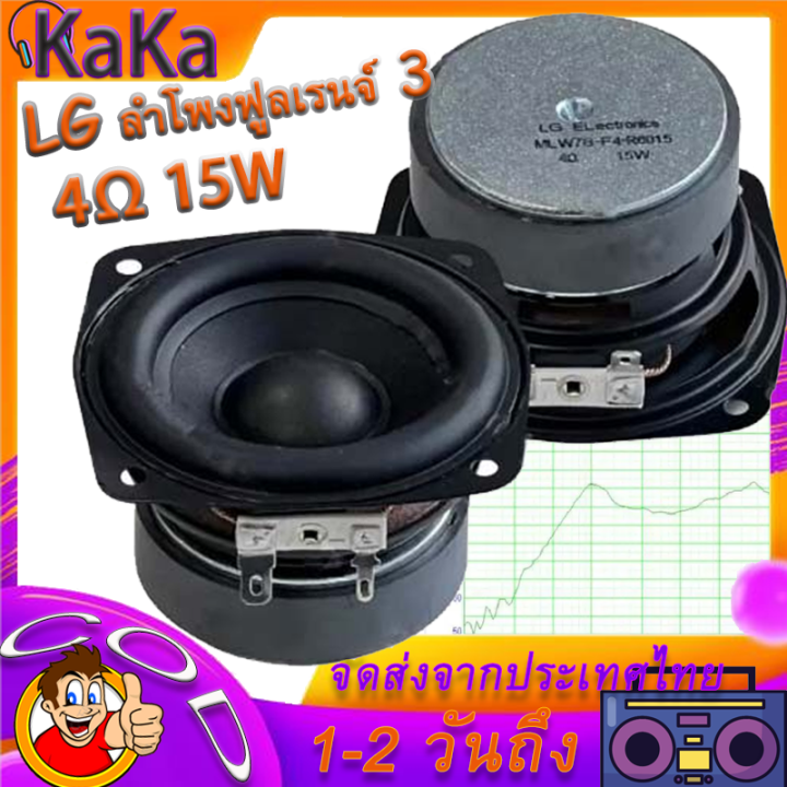 ส่งของจากไทย Lg ลำโพงฟูลเรนจ์ 3 นิ้ว 4โอห์ม15w ลำโพงเสียง ลำโพงเสียงเบส เครื่องเสียงรถยนต์ เบส