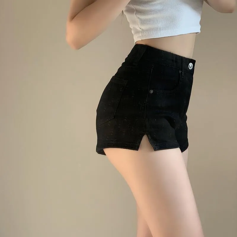 y2k Spicy Girl Tight Denim Shorts for Girls women Korean style