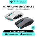 Delivery in 72 Hours Machenike M7 Gen 2 Wired/ wireless mouse Dual-mode gaming mouse RGB Backlit up to 16000DPI PMW3335 mouse for PC desktop computer laotop notebook. 