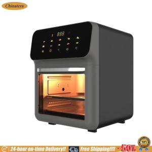 [การจัดส่งแบบ 2 วัน] หน้าจอสัมผัสอากาศชื้น 80-200   C มัลติฟังก์ชั่นที่ไม่ใช่น้ำมันทอด 0-60 นาทีเวลาหน้าต่างเตาอบที่มองเห็นได้สำหรับการใช้งานที่บ้าน