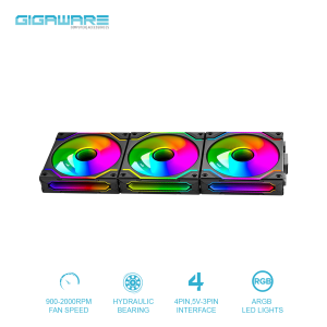 Jungle Leopard Star S30 Magnetic Building Block CPU Fan 12030 Desktop Computer ARGB Splicing Fan 120mm Motherboard Lighting Sync 4PIN PWM 30mm Thickness