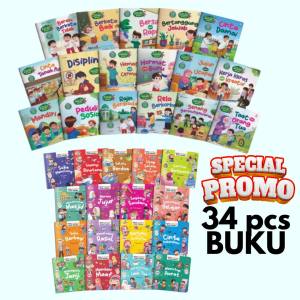 ISI 34 PCS BUKU CERITA Adab dan Akhlak Anak Muslim - Cerita Anak Berkarakter Hebat Ziyadbooks Official Buku Anak