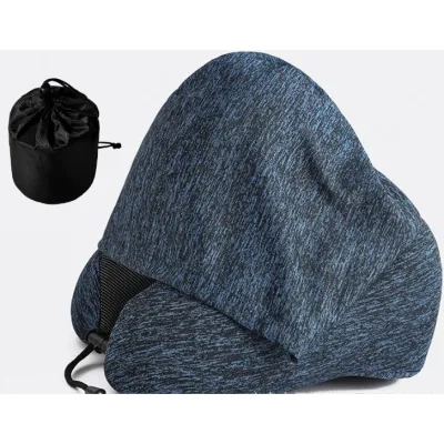 【Free Bag】Memory Foam Headrest Pillow U-shaped pillow airplane travel pillow cervical spine pillow hooded neck pillow
