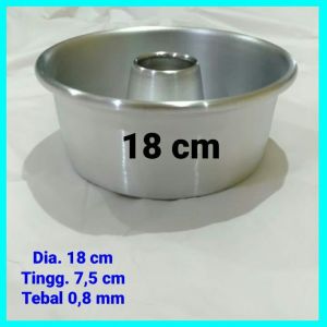 Loyang Tulban 18 cm/Loyang Tulban/Loyang Bolu/Loyang Press/Loyang Bolu Tulban/Cetakan Bolu/Loyang Kue Bolu/Loyang Bolu Teflon/ Cetakan Kue Bolu/Loyang Bolu Press/Loyang Dan Cetakan Kue/Loyang Tulban Anti Lengket/Loyang Bolu Anti Lengket