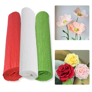 Crepe Paper Roll 50x250cm for Paper Flowers Arts Crafts DIY Party Decorations
