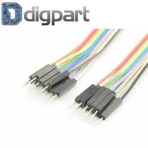Jumper 20 Cm 10 Male-Male Wire Dupont Cable Kabel Breadboard
