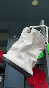 Tool Bucket Purpose Tool Bucket with Bottom Reinforced Handle Small Canvas Folding Bucket Tool Storage Bag for Travelers
