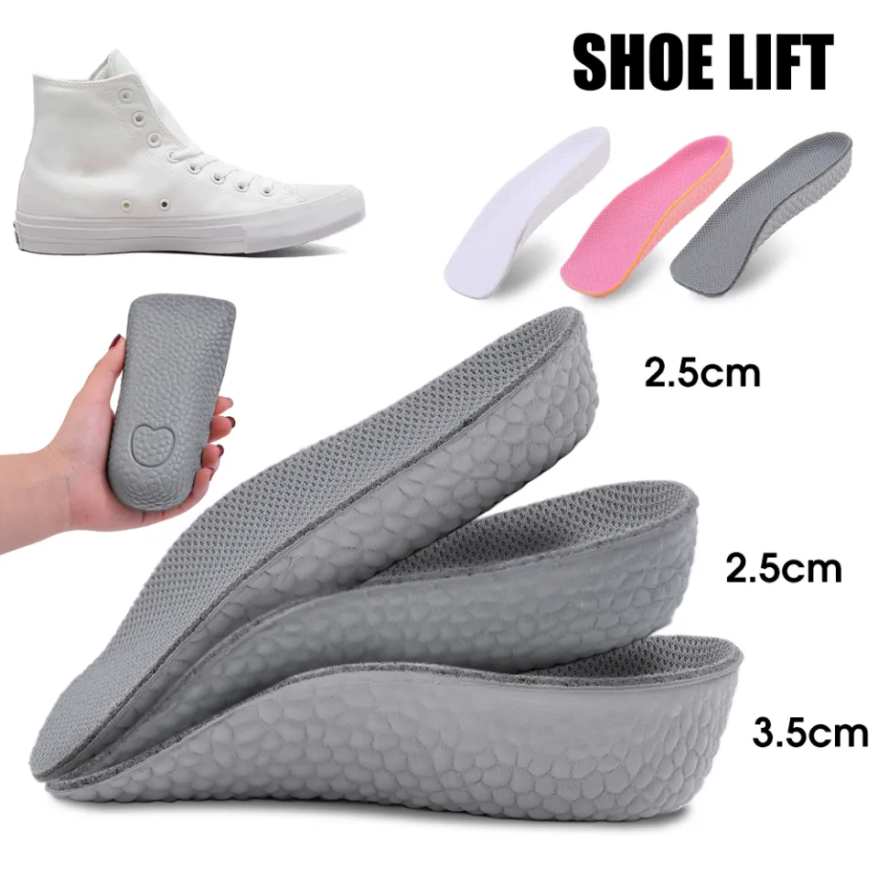 【♡Lovely girls Height Increase Insoles for Men Women  Shoes Flat Feet Arch Support Orthopedic Insoles Sneakers Heel Lift Memory 
