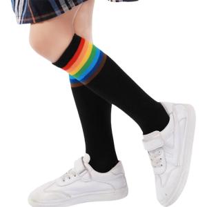 Sinh viên thoáng khí vớ cô gái sọc màu bê vớ phong cách trường học mùa hè vớ đàn hồi đầu gối vớ cho các cô gái