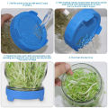 Food Grade Mesh Sprout Cover Split Stainless Steel Sprouting Lid Plastic Mason Jar Sprouting Lid. 