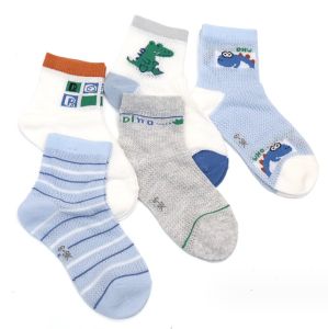 SET 5 ĐÔI TẤT/ VỚ COTTON THOÁNG KHÍ CHO BÉ TRAI VÀ GÁI TỪ 0-9 TUỔI