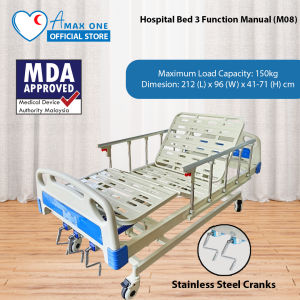 [Same Day Delivery] Rental Hospital Bed Manual 2 OR 3 Function / 3 Function Electrical (30 Days)