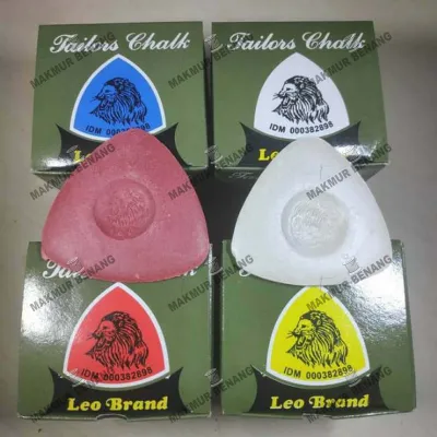 Kapur Jahit LEO Brand / Kapur Penanda Pola Kain 1 kotak