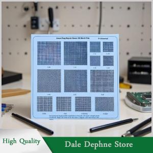 [Dale Dephne] Lỗ khoảng cách 0.3 0.35 0.375 0.4 0.5 0.58 0.6 0.8 1.0mm phổ màu xanh lá cây dầu Net UV Mặt nạ hàn BGA reballing Stencil