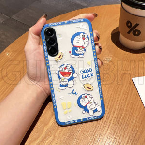 Phone Case Samsung Galaxy A56 A36 A26 5g A16 LTE Cute Cartoon Good Luck Doraemon Pattern Design Anti Fall Clear TPU Soft Casing Galaxy A56 5g Phone Cover Case