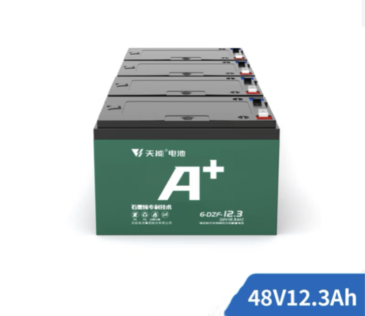 Electric Bike Battery 48v 12ah Tianneng Brand Lead Acid Deep Cycle Solar Applicable for Romai Nwow