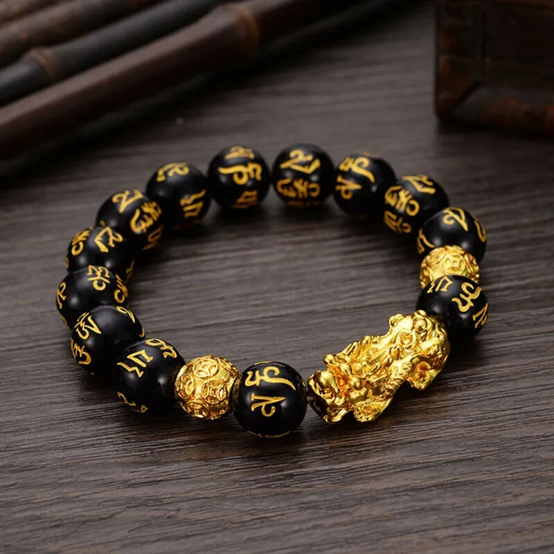 Black shop pixiu bracelet