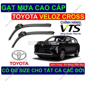 Gạt Mưa Bền Đẹp Kính Lái Toyota Veloz Cross Cặp Gạt Mưa Kính Lái Toyota Velo.z Cross Có Đủ Size Cho Các Đời