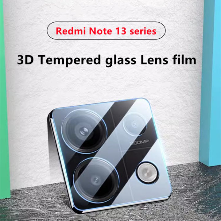 3D ống kính máy ảnh Bảo Vệ Flim Cho Redmi Note 14 13 Pro Cộng Với 13Pro + Note13Pro + Note13 4G 5G 2023 2024 Rõ Ràng Tempered Glass miếng bảo vệ màn hình Ống Kính kính bảo vệ Flim