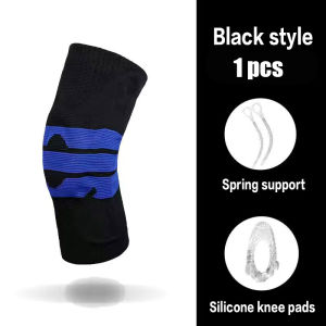 Sports Knee Pads knee support basketball professional protective gear knee half moon board joint for men and women protection special silicone for Fitness Running Cycling Weightlifting Reinforced Knee Pads