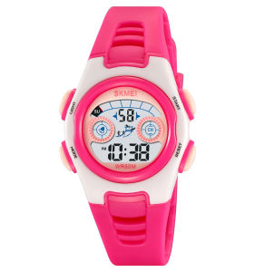 Jam Tangan Digital Anak SKMEI 2309 WHITE ROSERED WATER RESIST 30M