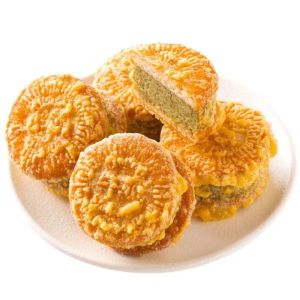 Bean paste cake Chestnut Cake Traditional Dim sum 500g 1000g     绿豆糕