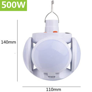 2in1 Solar Light Bulb Emergency Lights Rechargeable Portable Outdoor Light USB Waterproof Led Light