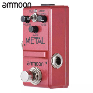 [ammoon]quà bí mật 【Ready】Bàn Đạp Hiệu Ứng Guitar Dòng Nano Biến Dạng Kim Loại Nặng True Bypass Thân Máy Bằng Hợp Kim Nhôm