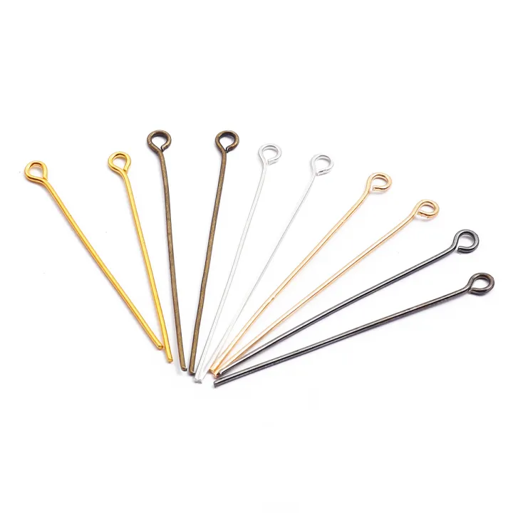 200pcs/Bag Head Eye Pins 16/20/24/30/35/40/45/50mm Eye Pins