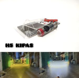 Lampu utama led premium h5 xcase kipas senja laser d2 2 warna Supra X GL Pro Megapro Verza New