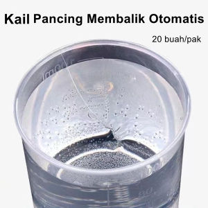 Bingolife Kail Pancing Membalik Otomatis 20 PCS Ikan Mas Tombro Flipping Fishhook Tampa Lobang 1#~10# Kail Ikan Tajam Berduri