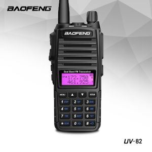 COD Baofeng UV82 Long Range Portable Walkie Talkie UHF VHF Dual Band 128CH Two Way Radio High Power Walkie-talkie  With Flashlight For Outdoor Activities