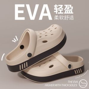 Free Shipping WomenS New Summer Outdoor Thick-Soled EVA Anti-Slip And Odor-Resistant Closed-Toe Clogs