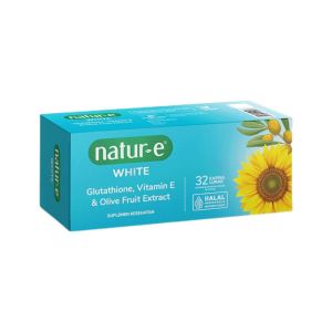 NATUR-E White 32s 16s Suplemen Soft Capsule || Vitamin Suplemen Makanan || Suplemen Kecantikan Kesehatan Kulit Natur-E BPOM