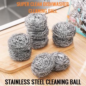 SABUT BESI STAINLES STAINLESS STEEL KAWAT CUCI PIRING SERBAGUNA EKONOMIS ANTI KARAT STEELWOOL WOOL TIDAK KASAR SAKIT DISHWASHING DISHWASHER BALL CLEAN