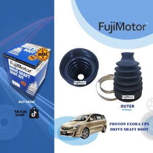 DIRECT KILANG Proton Satria Neo Saga LMST Drive Shaft Boot CV Cover CV Boot  FUJIMOTOR BRAND (Drive Shaft Assemblies)